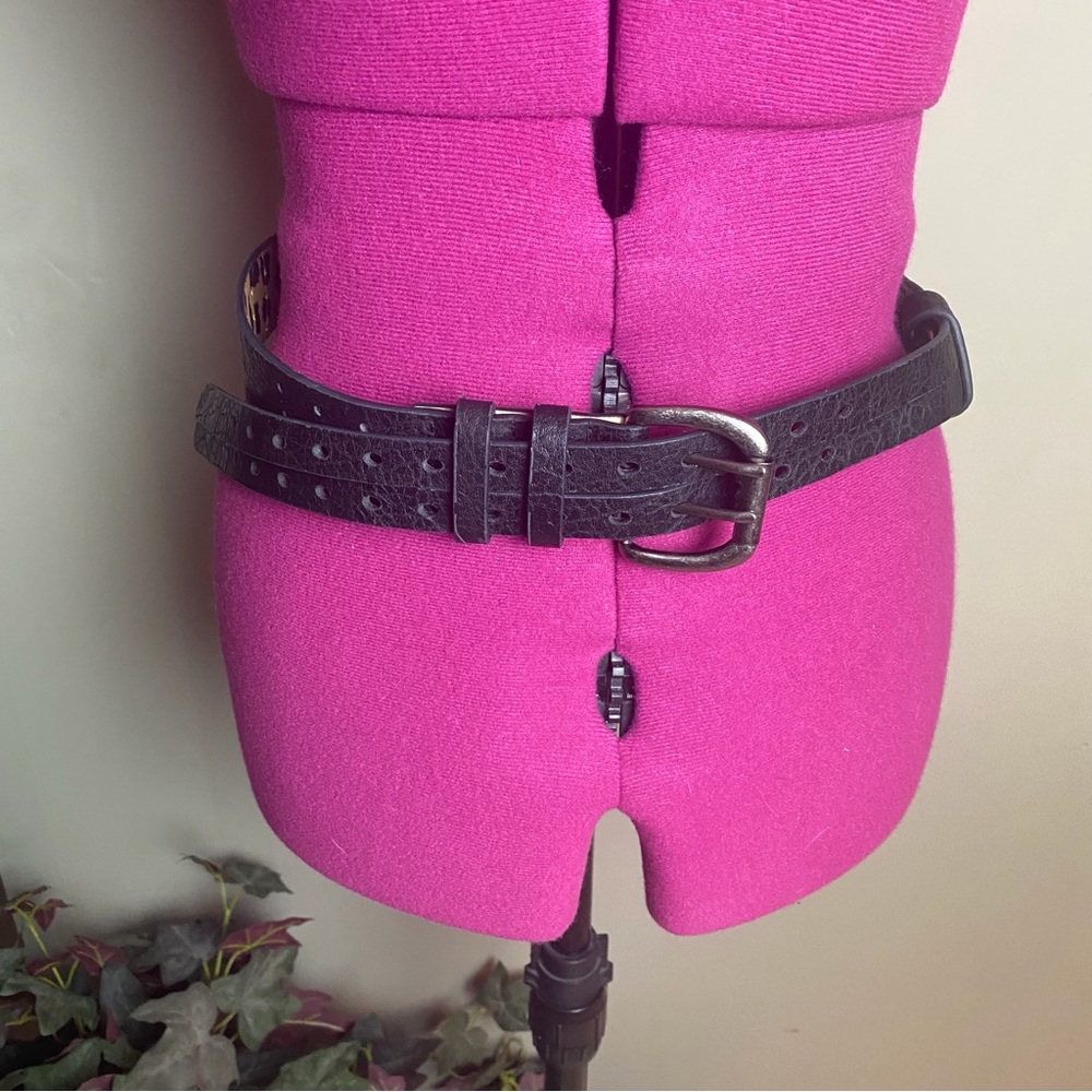 Betsey Johnson Brown Unique VTG Belt Sz S